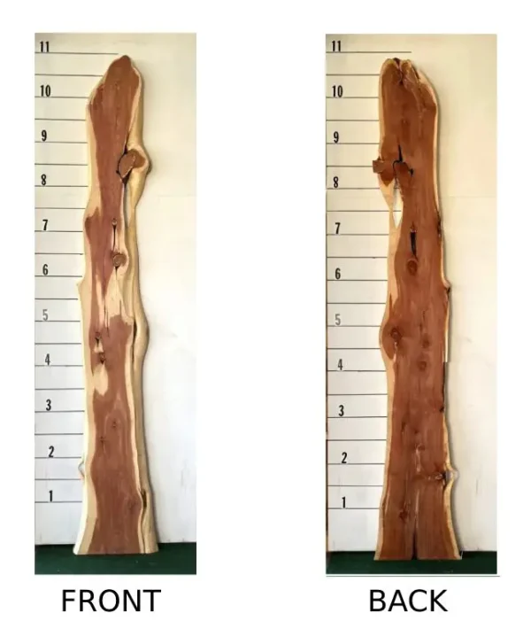 Live-Edge Cedar Wood Slab