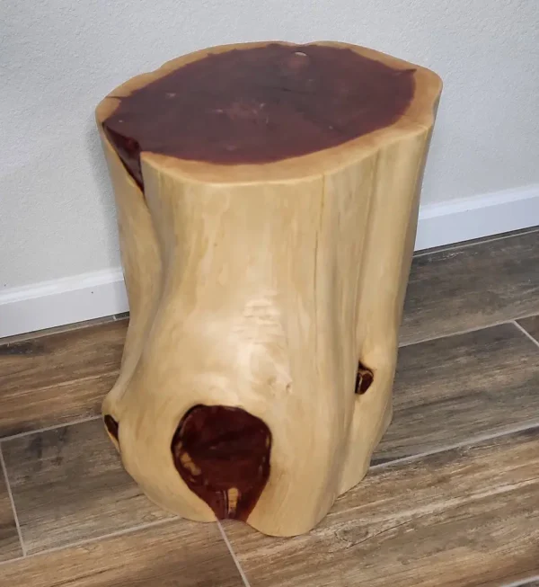 Cedar Stump Accent Stool/Table