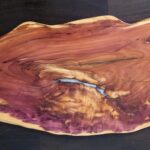 Cedar Center Piece/Serving Tray with Epoxy