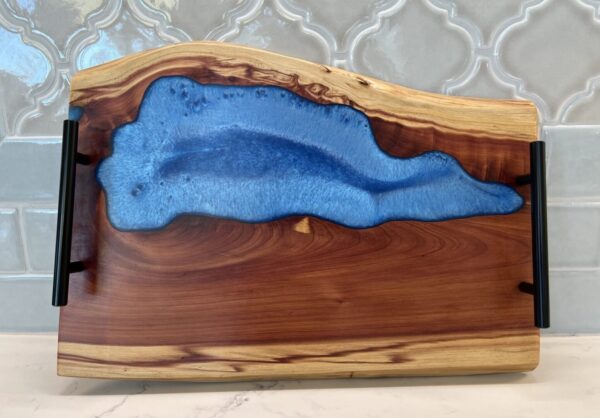 Cedar & Epoxy Charcuterie Board